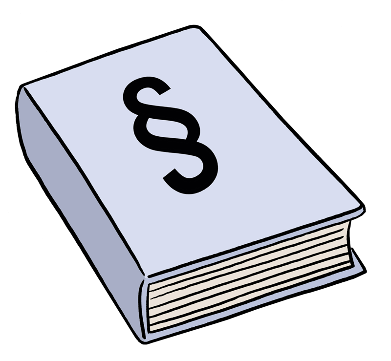 buch mit paragrafenzeichen