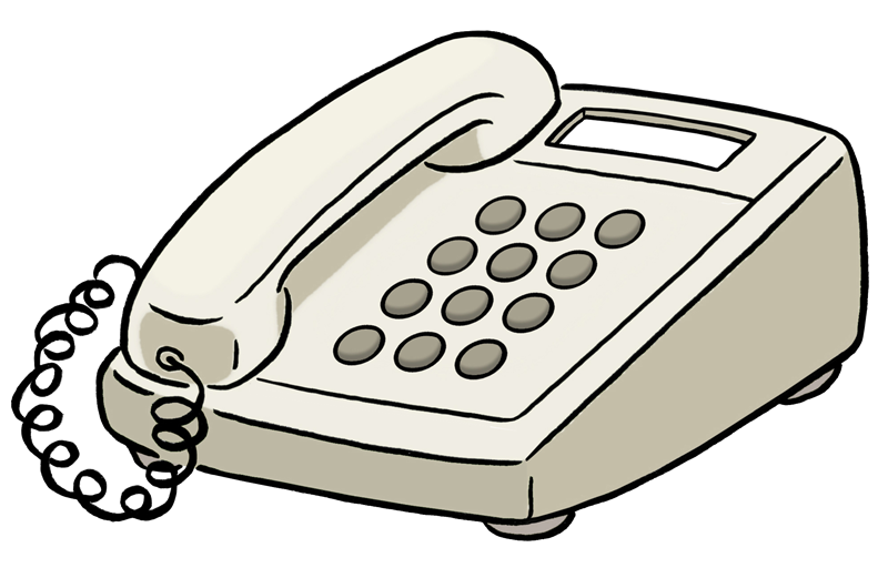 telefon eckig, mit Tasten