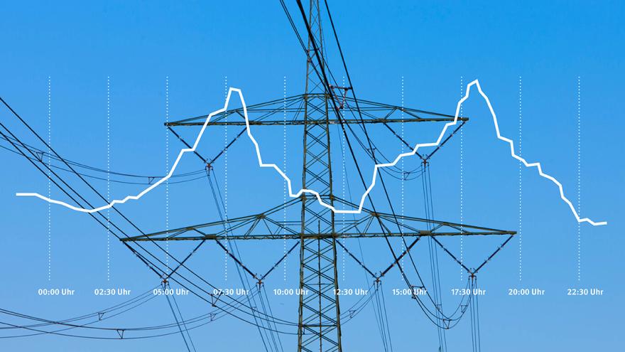 Stromtarif über Strommast