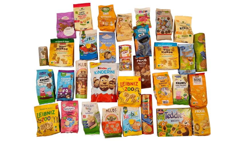 Alle 33 Produkte aus dem Marktcheck zu Kinderkeksen